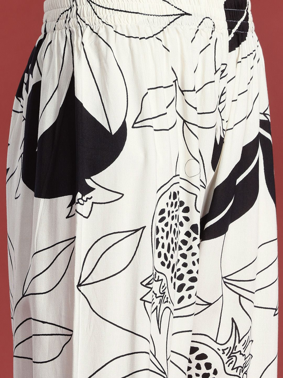 Indo Era Floral Printed Kurta with Palazzos