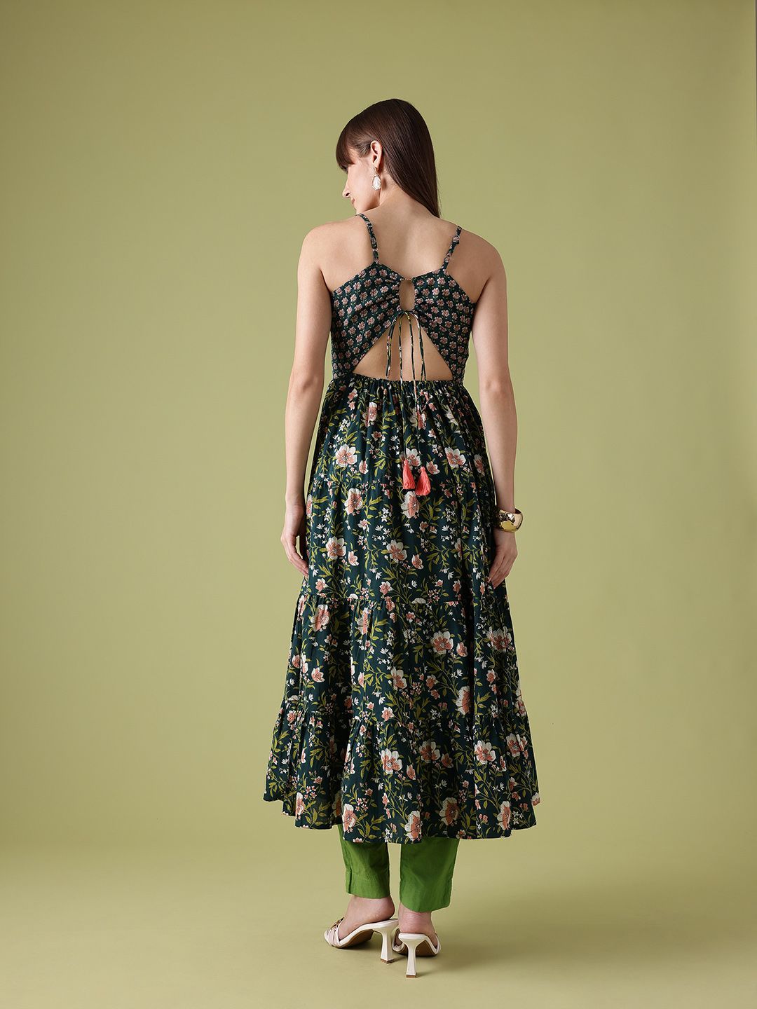 Anouk Floral Printed Pure Cotton Kurta