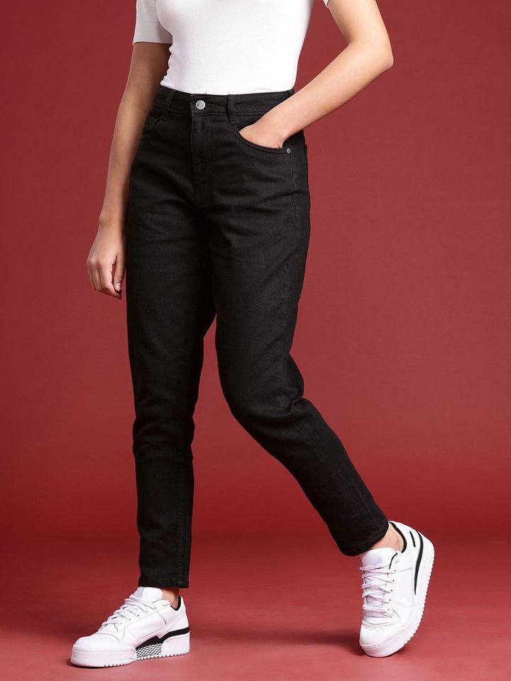 all about you Women Mom Fit High-Rise Stretchable Jeans