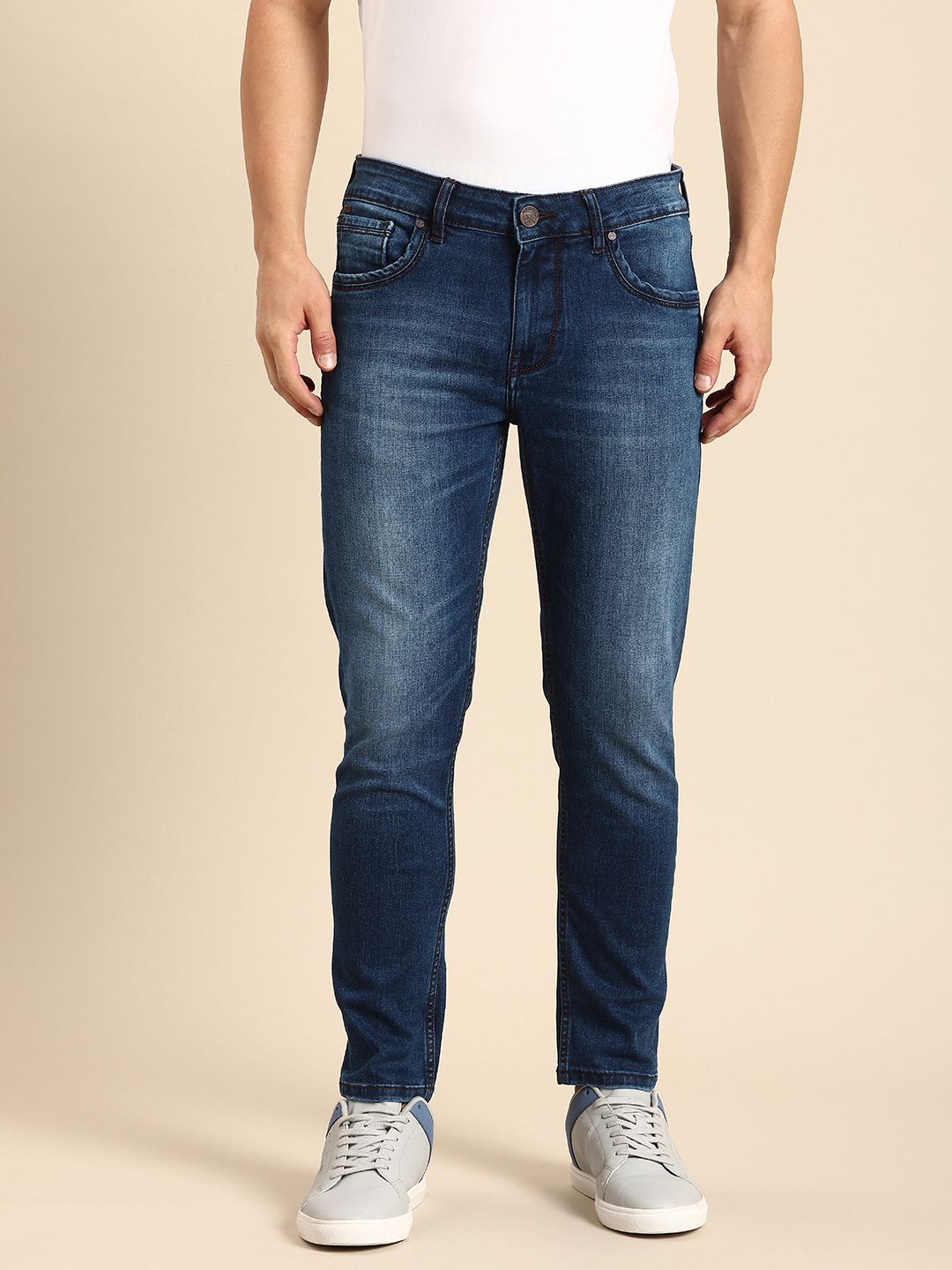 Being Human Men Heavy Fade Stretchable Jeans