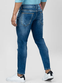 SPYKAR Men Kano Slim Fit Mildly Distressed Heavy Fade Cotton Jeans