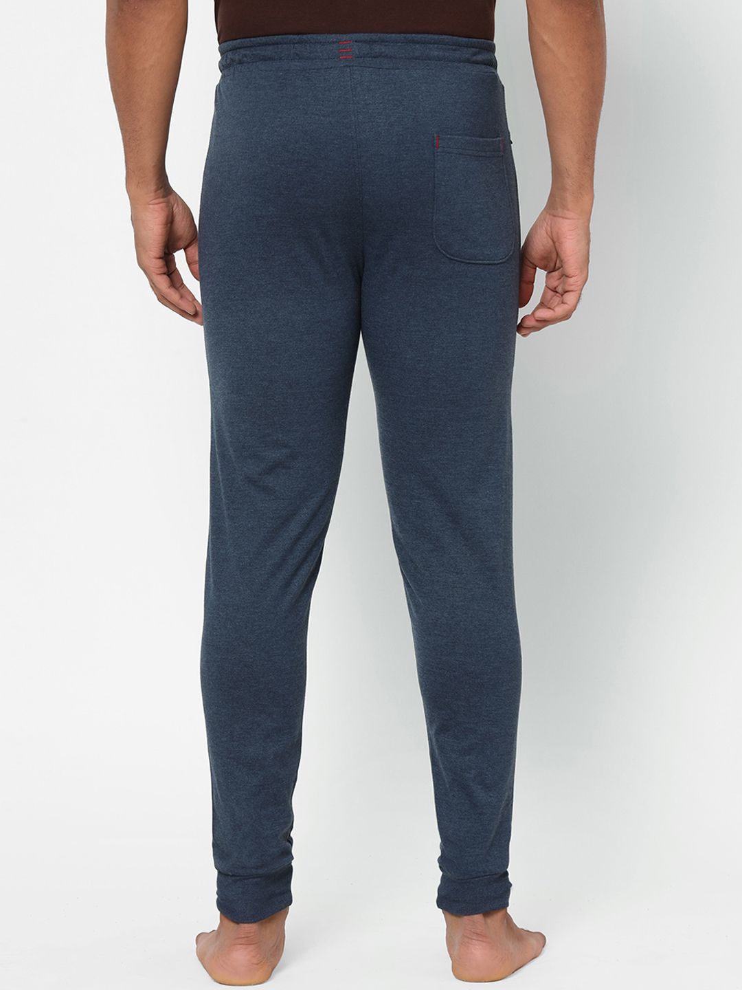Sweet Dreams Men Navy Blue Mid Rise Cotton Lounge Joggers