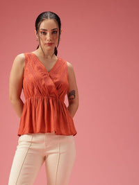 DressBerry Lace Inserts A-line Top