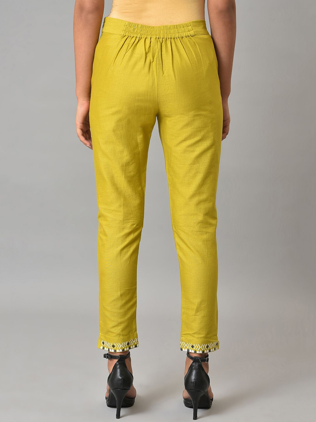 W Women Regular Fit Cigarette Trousers