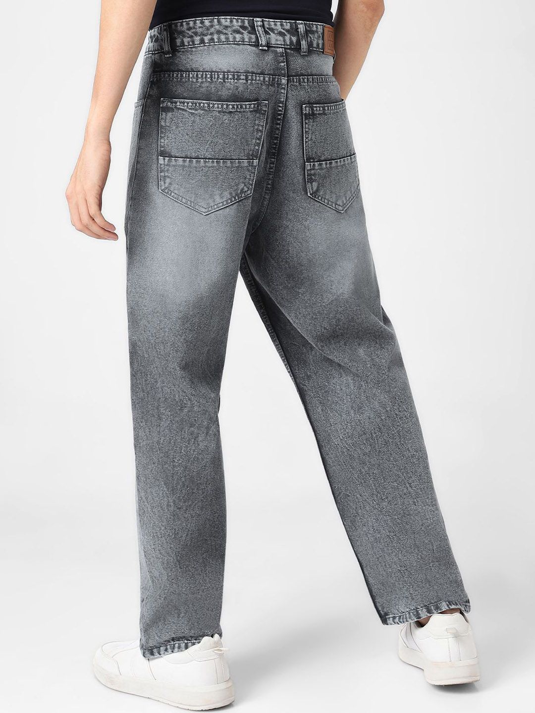 Urbano Fashion Men Non Stretchable Loose Baggy Fit Washed Jeans