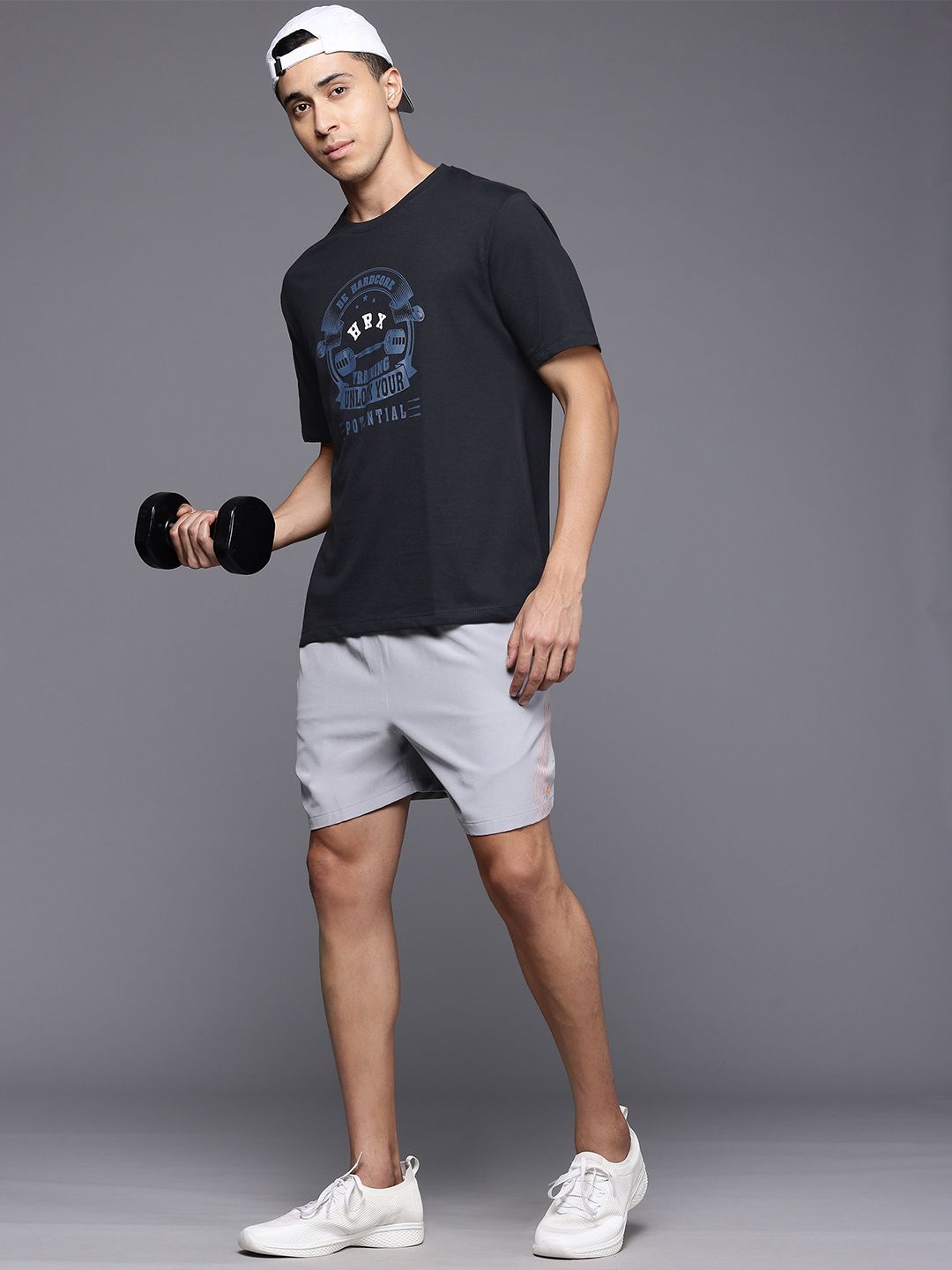 HRX by Hrithik Roshan Men Typography Printed Training T-shirt