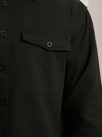 LOCOMOTIVE Premium Dobby Textured Utility Pocket Overshirt