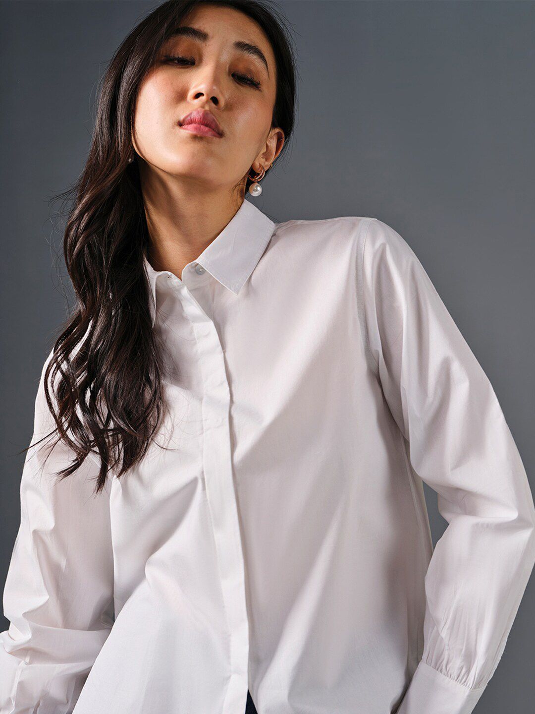 AND Cotton Shirt Style Top