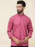SOJANYA Men Pink Kurta