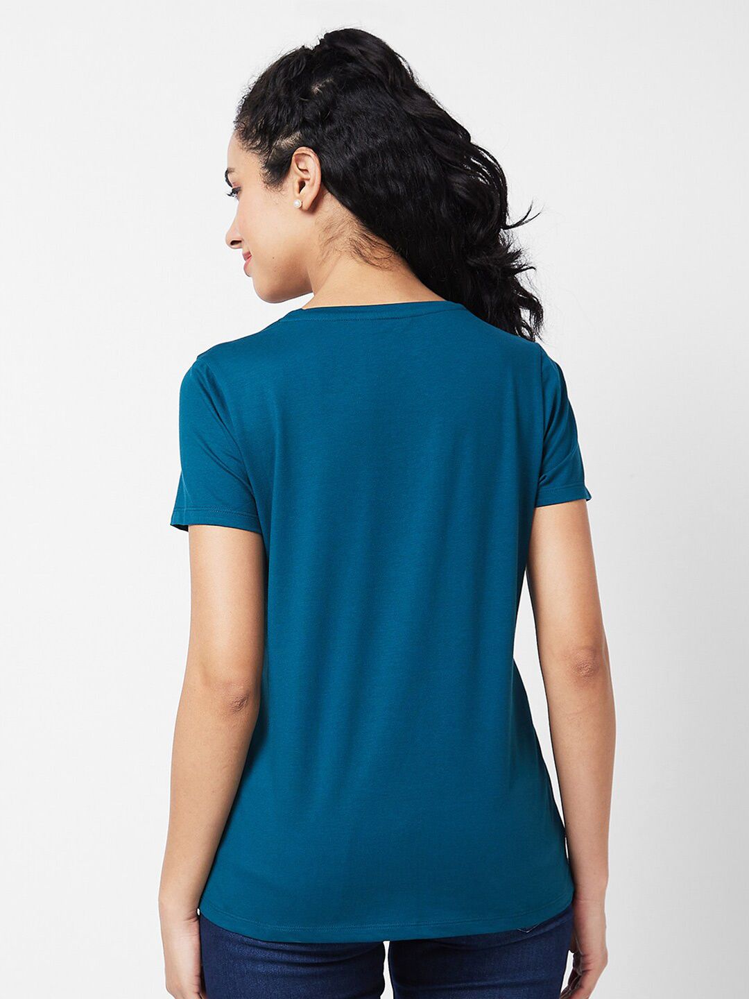 SPYKAR Round Neck Printed Ethnic T-shirt