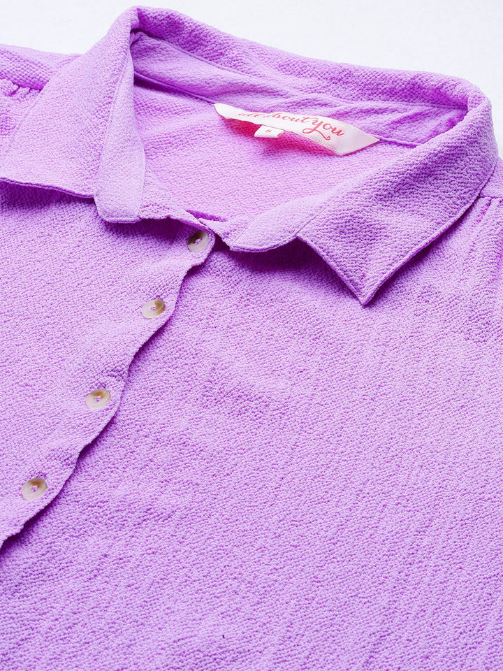 all about you Knitted Opaque Casual Shirt