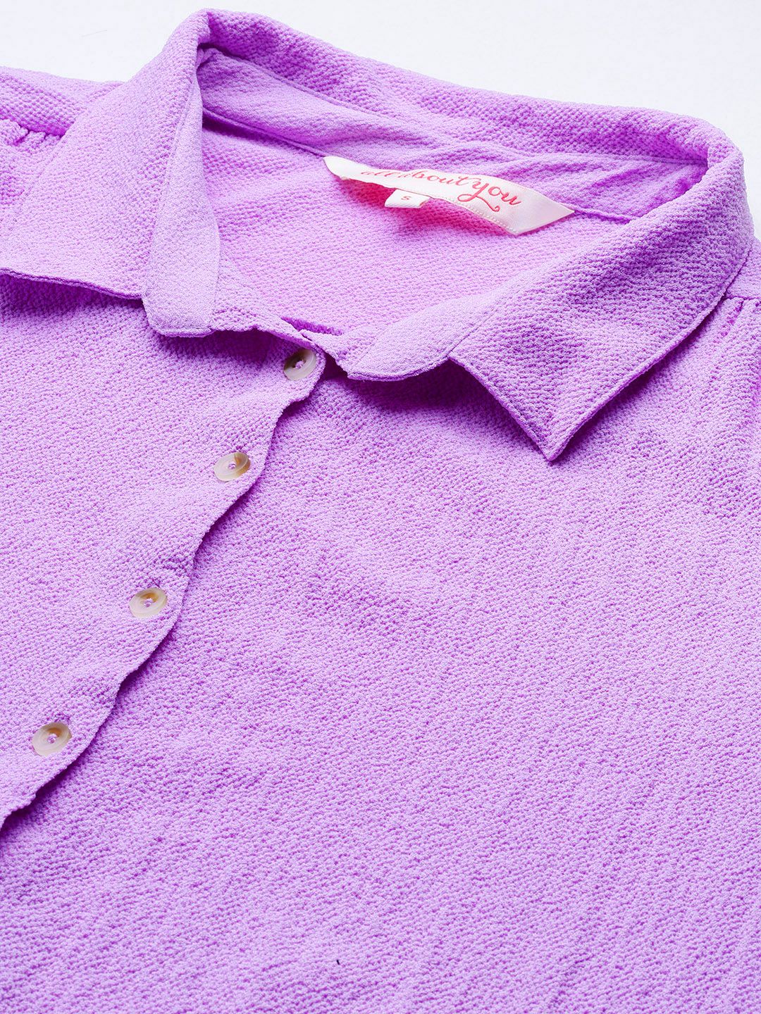all about you Knitted Opaque Casual Shirt