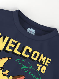Nauti Nati Boys Pack Of 3 Graphic Printed Antimicrobial Cotton T-shirt