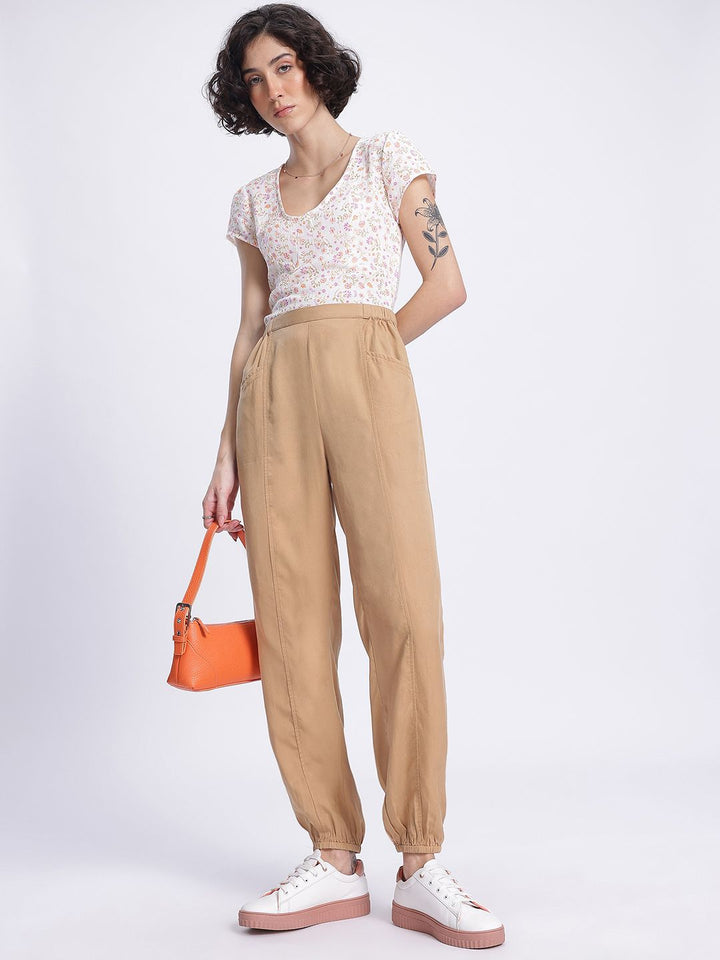 DressBerry Women Tailored Tranquility Jogger Style Trousers