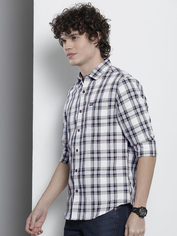 The Indian Garage Co Men Checked Casual Shirt
