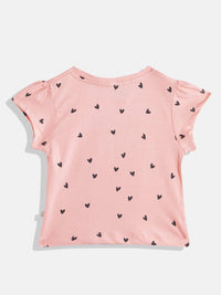 Happy Faces Girls Typography Print Pure Cotton T-shirt