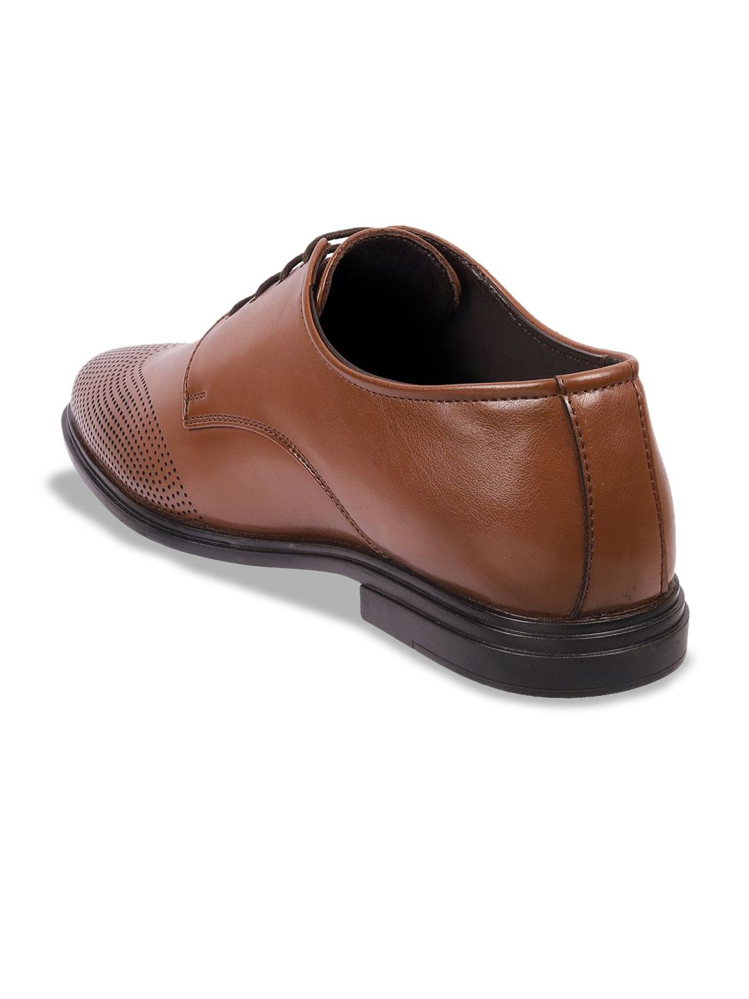 Metro Men Textured Formal Brogues