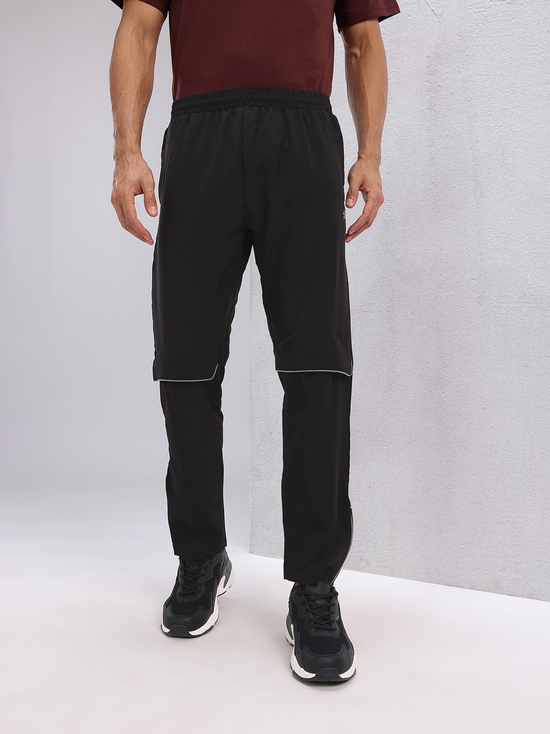 HRX by Hrithik Roshan Mid-Rise Rapid-Dry Running Track Pants