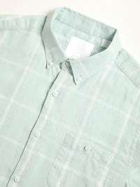 THE BEAR HOUSE Slim Fit Windowpane Checked Casual Shirt