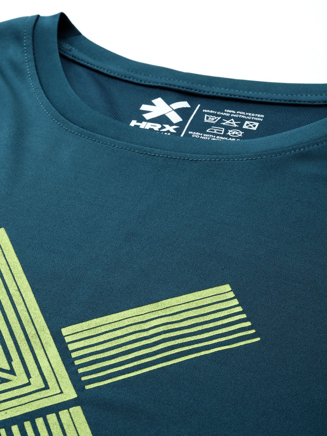 HRX by Hrithik Roshan Men Brand Logo Printed Rapid-Dry Training T-shirt