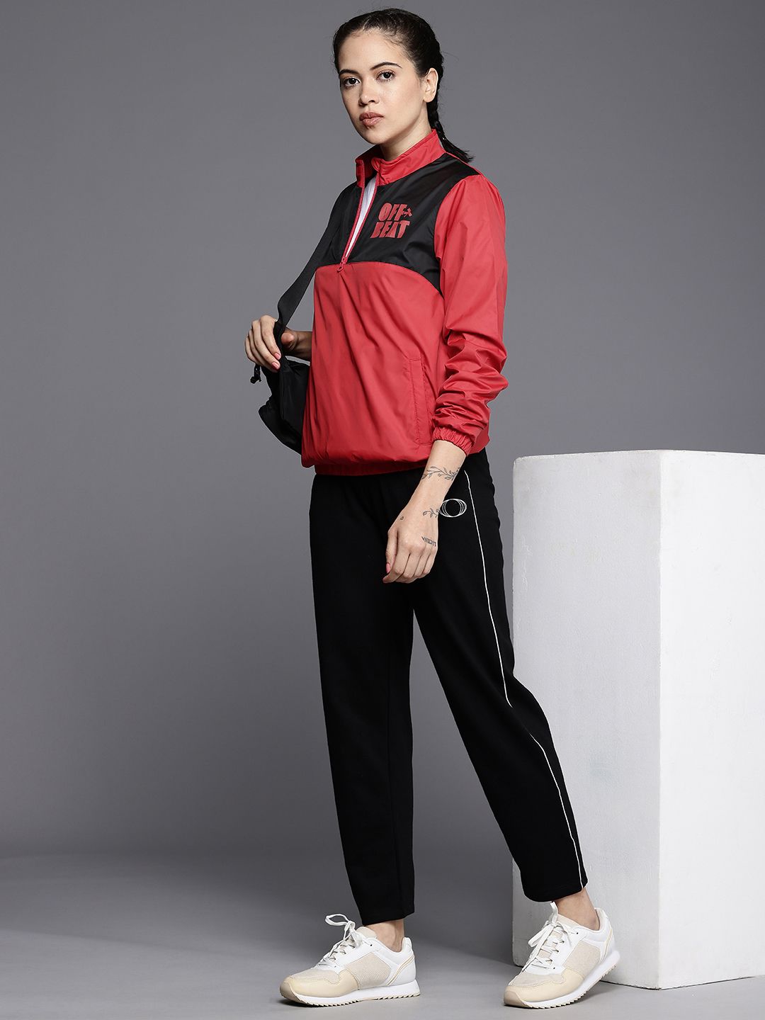 HRX by Hrithik Roshan Lifestyle Colourblocked Rapid Dry & Antimicrobial Sporty Jacket