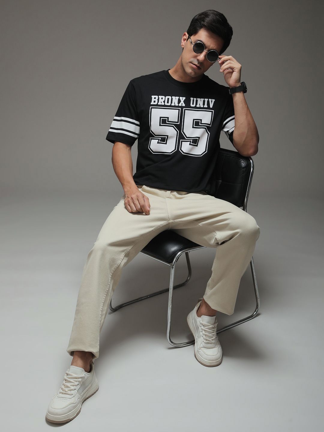 DILLINGER Pure Cotton Oversized Short Sleeve Printed T-shirt