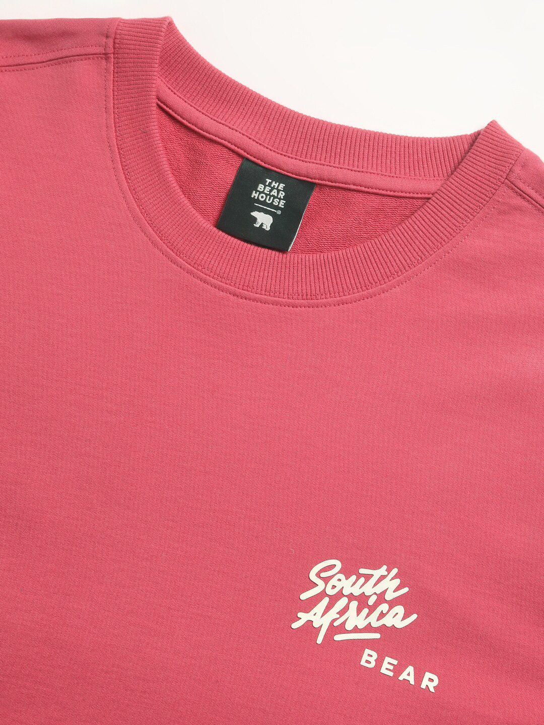 THE BEAR HOUSE Men Graphic Print Loose Fit Cotton T-Shirt