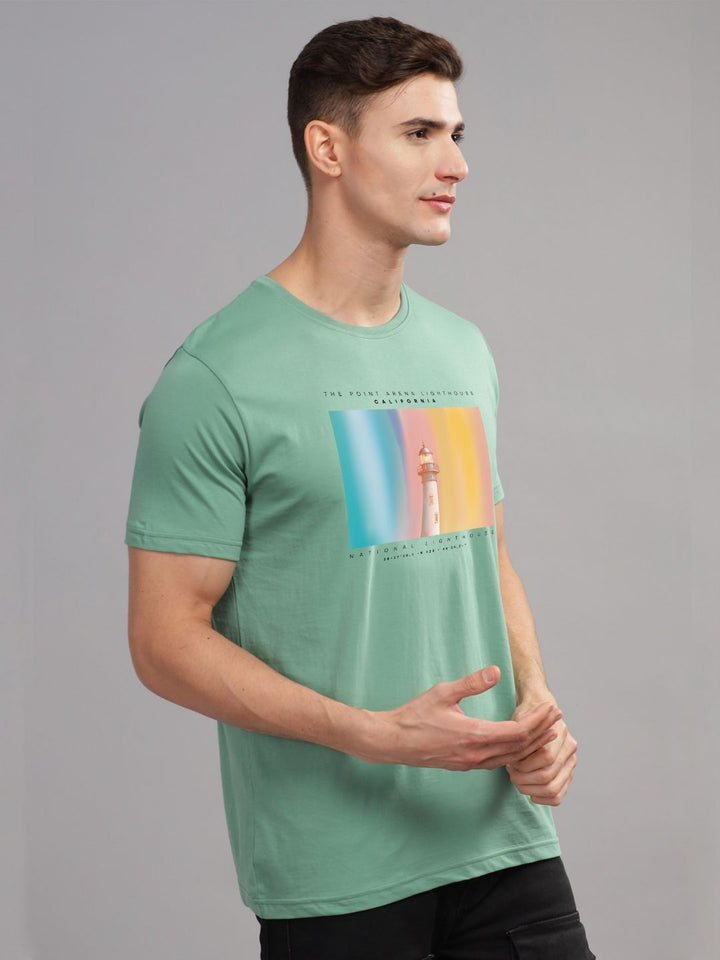 ADRO Men Printed T-shirt