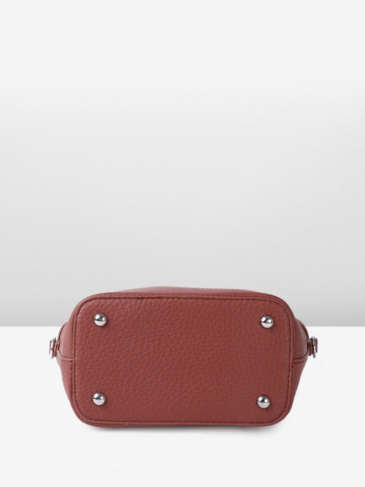 all about you Structured Handheld Bag With Bow Detail