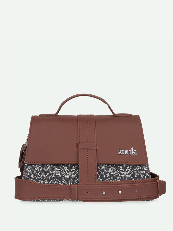 ZOUK Kriti Sanon - Lattice Lace Iconic Evening Structured Satchel