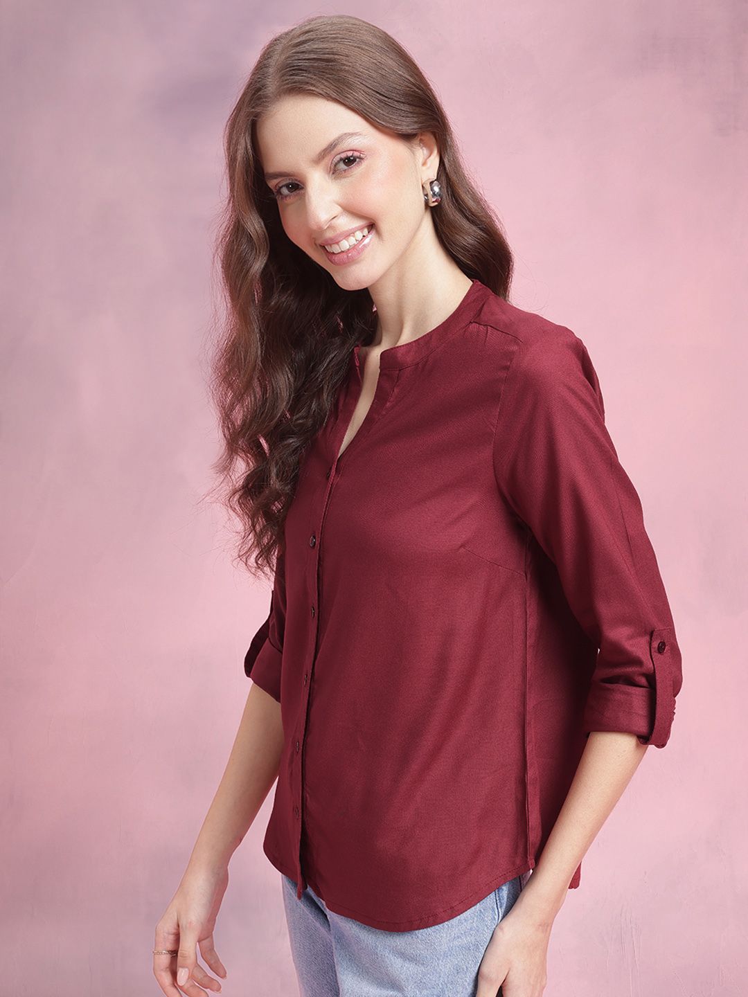DressBerry Roll Up Sleeves Shirt