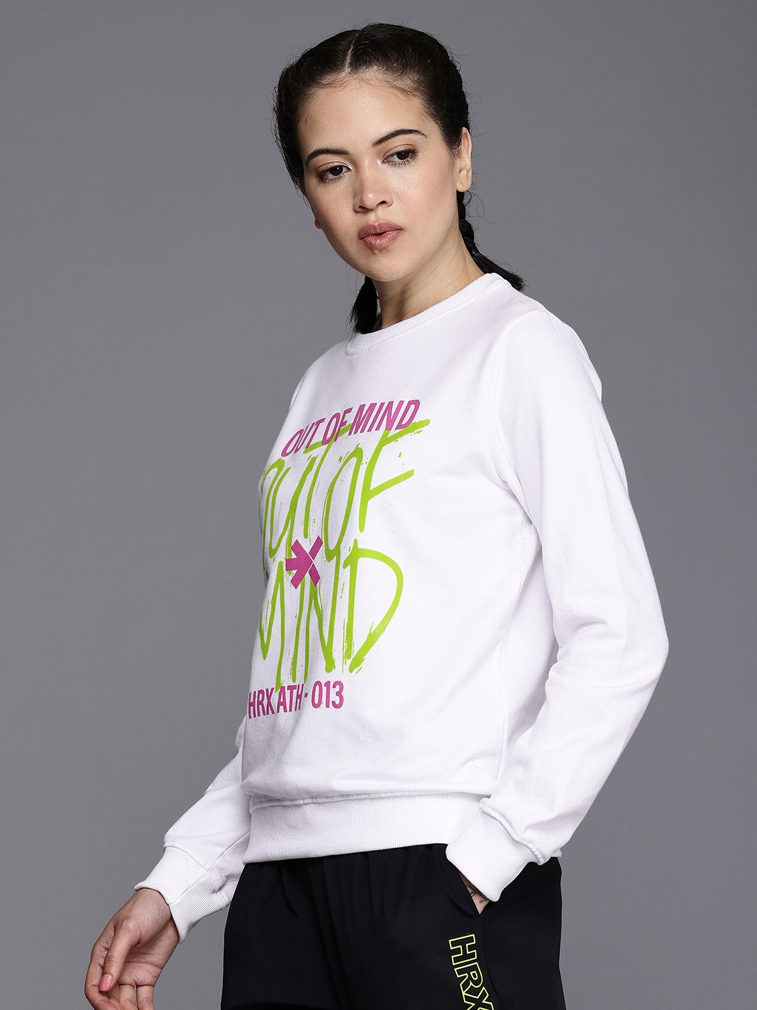 HRX by Hrithik Roshan Printed Lifestyle Sweatshirt