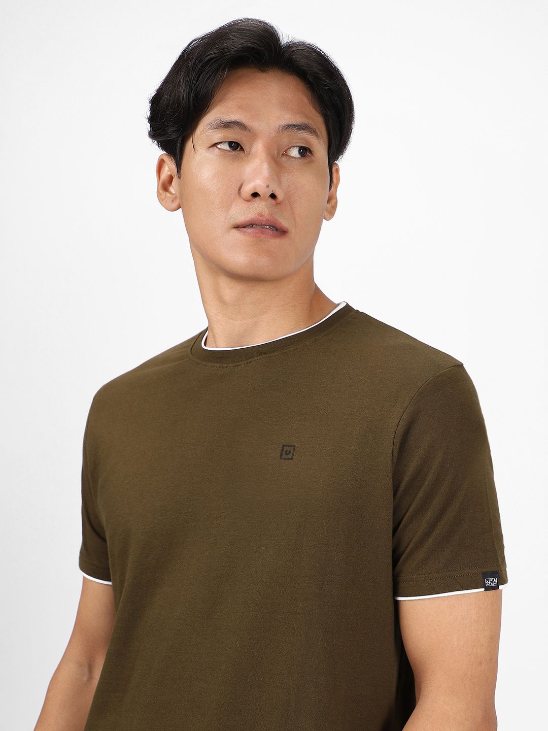 Urbano Fashion Round Neck Bio Finish Slim Fit Pure Cotton T-shirt