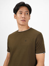 Urbano Fashion Round Neck Bio Finish Slim Fit Pure Cotton T-shirt