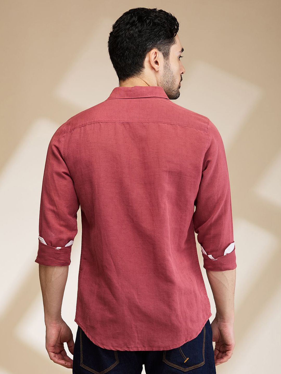 Being Human Men Slim Fit Opaque Casual Shirt