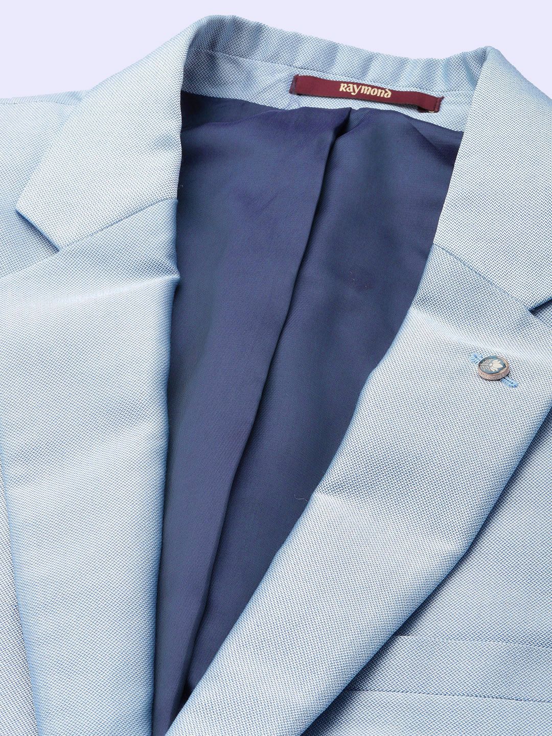 Raymond Self Design Textured Contemporary Fit Single Breasted 3 Piece Party Suits