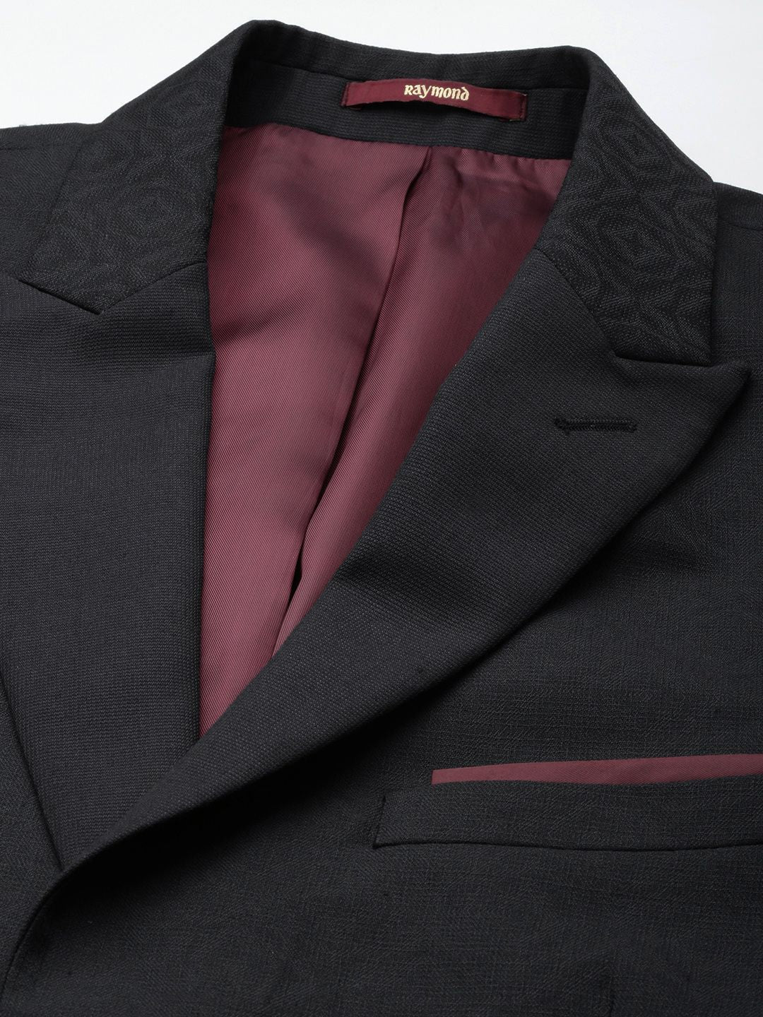 Raymond Diri Reka Bentuk Tekstur Tunggal Breasted Contemporary Fit 2 Piece Formal Suit