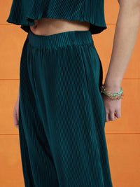 STREET 9 Off Shoulder Crop Top & Mid-Rise Trouser