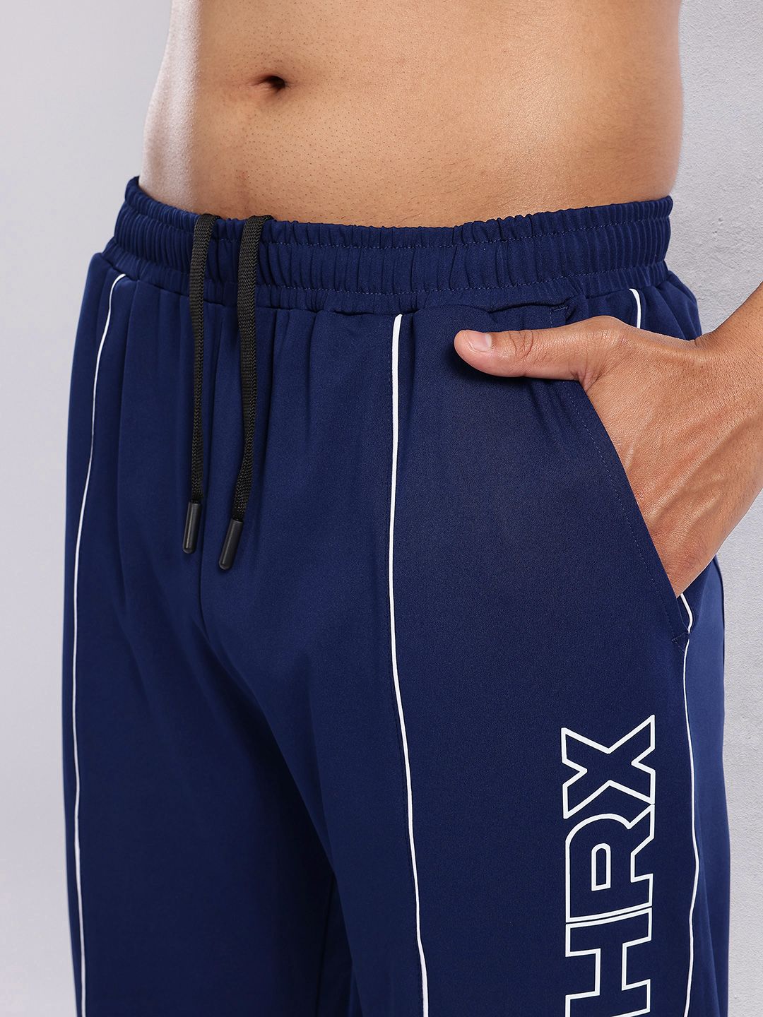 HRX by Hrithik Roshan Men Contrast Piping Training Track Pants
