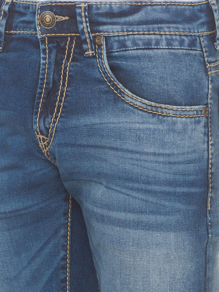 SPYKAR Men Blue Skinny Fit Low-Rise Jeans