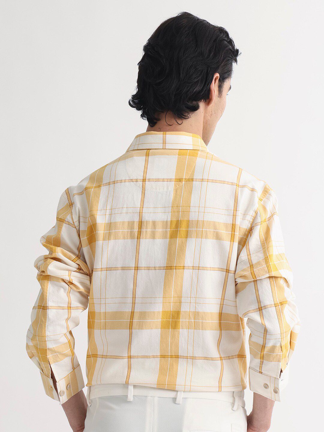 RARE RABBIT Men Bern Tartan Checked Slim Fit Shirt