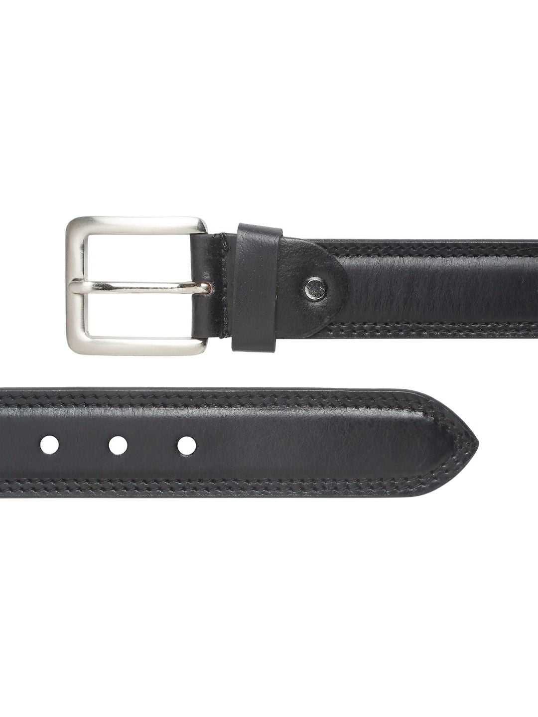 Teakwood Leathers Men Textured Leather Belt
