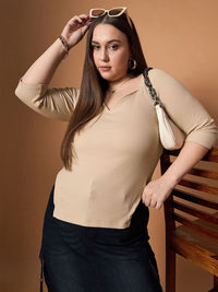 SASSAFRAS Curve Sweetheart Neck Top