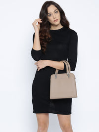 Lino Perros Beige Solid Handheld Bag