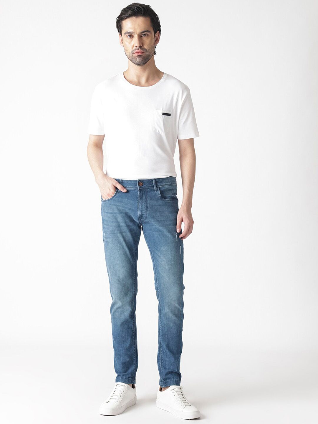 RARE RABBIT Men Luxen Slim Fit Jeans