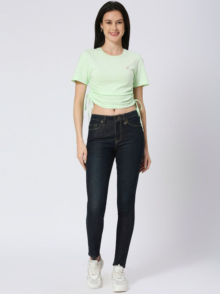 Being Human Women Skinny Fit High-Rise Light Fade Jeans