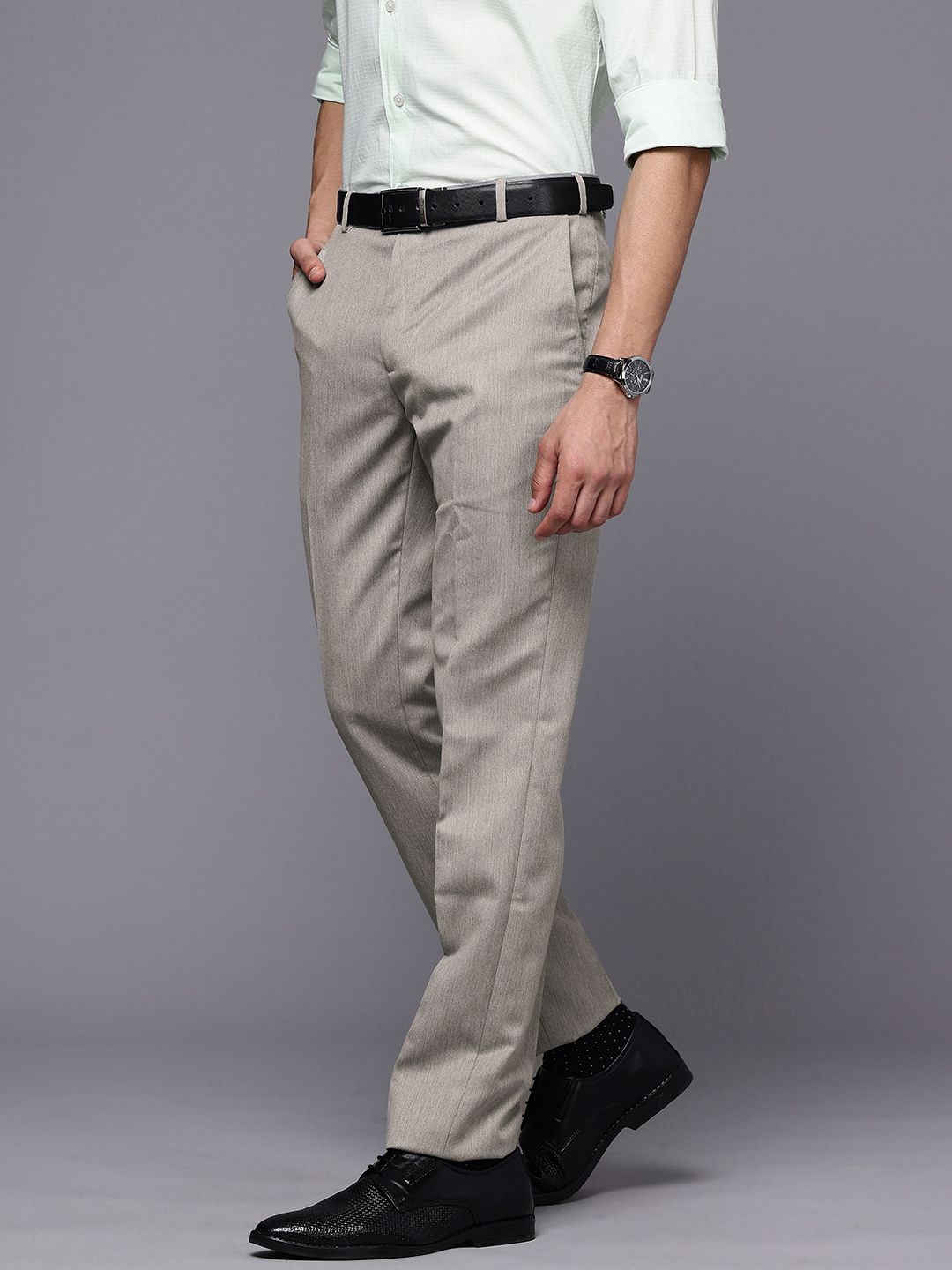 Raymond Men Slim Fit Formal Trousers