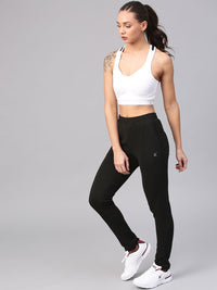 HRX by Hrithik Roshan Women Black Active Essential Track Pants