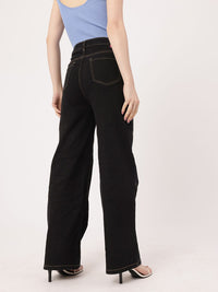 DressBerry Women Backstreet Non-Fade Straight Fit Jeans