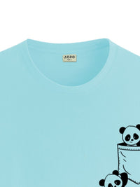 ADRO Men Typography Printed Extended Sleeves Applique T-shirt